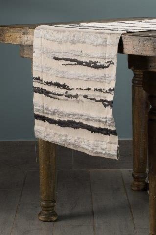 Specialty Bark Midnight table runner